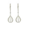 Boucles d'oreilles Boucles d’oreilles montgolfières en or gris 18 carats et diamants 58 Facettes BO132