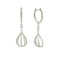 Boucles d'oreilles Boucles d’oreilles montgolfières en or gris 18 carats et diamants 58 Facettes BO132