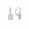 Boucles d'oreilles Boucles d’oreilles dormeuses en or gris 18 carats et diamants 58 Facettes BO236