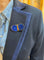 Broche Broche papillon en or jaune 18 carats, jaspe et lapis-lazuli 58 Facettes BRO54