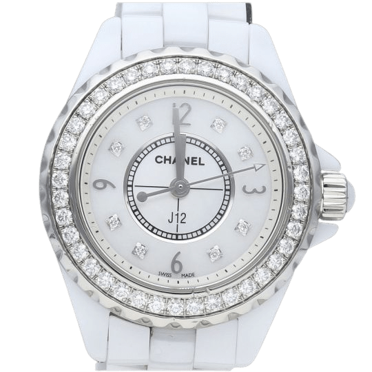 Montre Chanel Montre J12 29Mm Nacre Quartz 58 Facettes MT39980