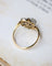 Bague 56 Bague Toi & Moi tourbillonnante en or jaune et platine, diamants 58 Facettes C2066
