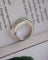 Bague 53 Bague solitaire moderne en or blanc et diamant ~0,80 ct 58 Facettes C2103