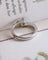 Bague 53 Bague solitaire moderne en or blanc et diamant ~0,80 ct 58 Facettes C2103