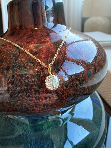 Pendentif Pendentif diamant taille ancienne 1,31 ct en or 18K 58 Facettes