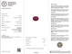 Bague Bague en or 18 kt avec rubis thaï 3,24 ct et diamants 58 Facettes 17890