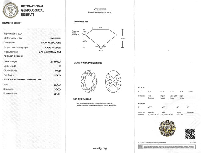 Bague 50 Bague bandeau en or blanc 18 ct avec diamants 3,31 ct 58 Facettes 9497