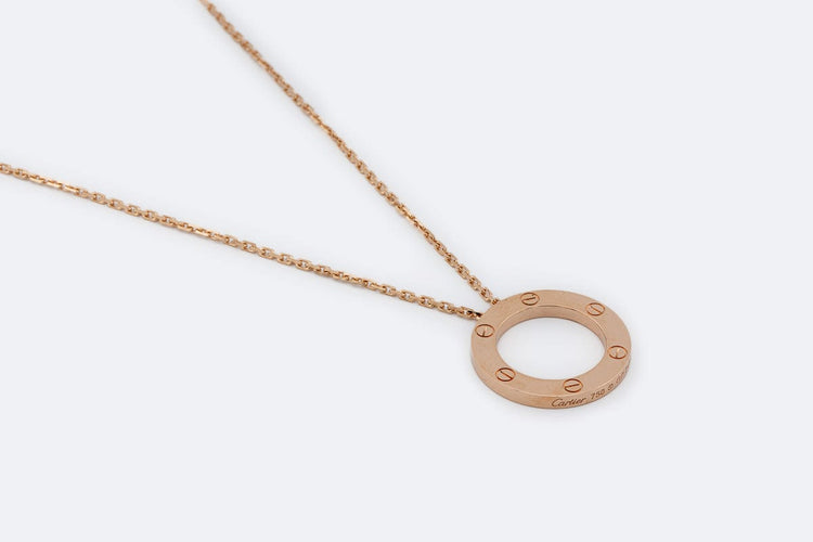 Collier Cartier - Collier en or rose 18 ct 58 Facettes col287