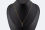 Collier Oro Giallo Chaîne avec pendentif en or jaune 18 kt 58 Facettes col71