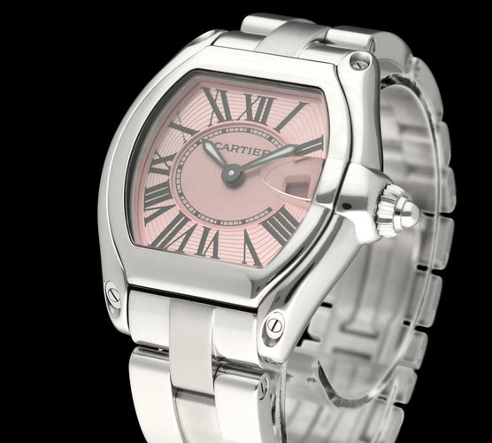 Montre Cartier Roadster - Montre quartz en acier, réf. 2675 (2008) 58 Facettes CRT/RST/001
