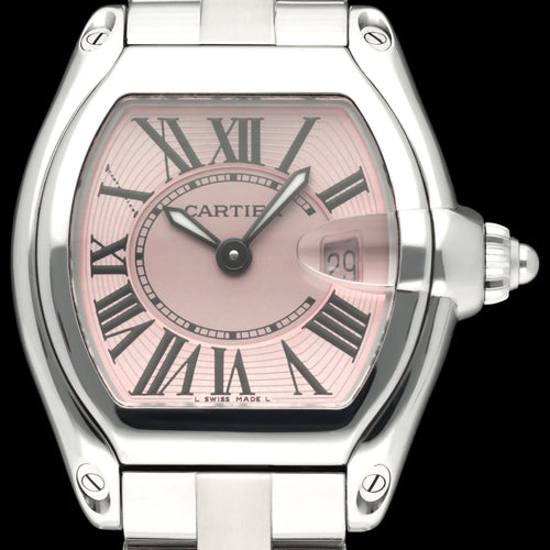 Montre Cartier Roadster - Montre quartz en acier, réf. 2675 (2008) 58 Facettes CRT/RST/001