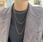 Collier Sautoir victorien en or 18k (750) 58 Facettes