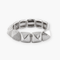 Bracelet Bracelet Pyramide pavé de diamants en or blanc 18 carats 58 Facettes 210016