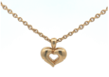 Pendentif Van Cleef & Arpels Gold Chain with Heart-Shaped Pendant 58 Facettes