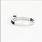Bague 53 Bague en or gris avec saphir et diamants 58 Facettes DV4307-2
