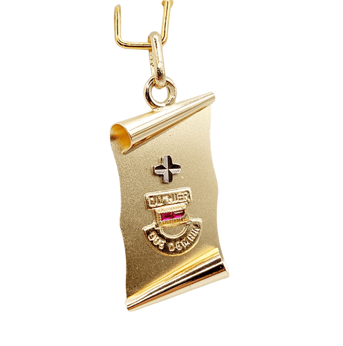 Pendentif AUGIS - Pendentif médaille d'amour or  "+ qu'hier - que demain" - L’Exclusive 58 Facettes J5015X0000