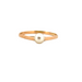Ring 51 18k Yellow Gold Ring with Cultured Pearl 58 Facettes 30-GS33588-2