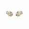 Boucles d'oreilles Gilbert Albert - Demi-parure collier plastron et clips d’oreilles en or jaune 58 Facettes BS153