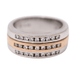 Ring 55 3-band gold ring with diamonds 58 Facettes E361000