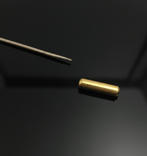 Épingle de cravate austro-hongroise en or rose 14K et diamants 58 Facettes