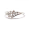 Bague 54 Bague grappe diamants en or blanc 18 carats 58 Facettes