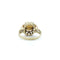 Bague 55.5 Bague géométrique en or jaune 14K et perle de culture 58 Facettes REF2217-17