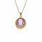 Pendentif Pendentif améthyste ovale en or jaune 18K 58 Facettes REF2367-89