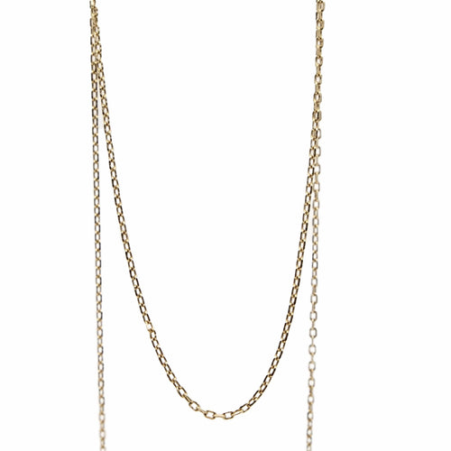 Collier Chaîne maille forçat en or jaune 18K 58 Facettes REF2370-92