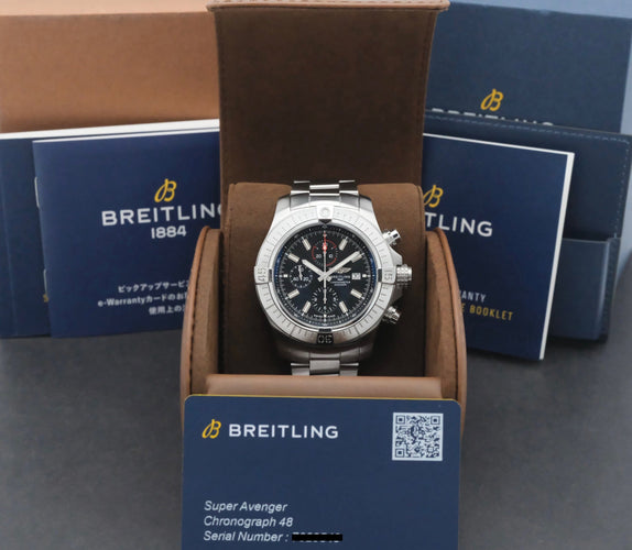 Montre Breitling Super Avenger - Montre automatique A13375 en acier (2020) 58 Facettes BTL/AVG/058