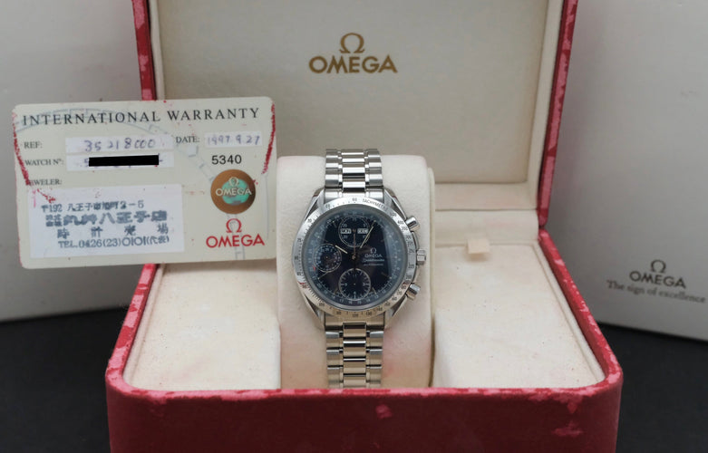 Montre Omega Speedmaster Day-Date - Montre acier 39 mm réf. 3521.80.00 (1997) 58 Facettes OMG/SPE/529
