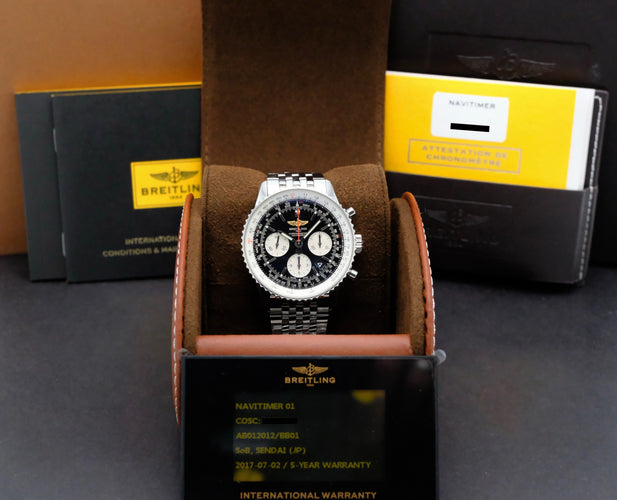Montre Breitling Navitimer 01 AB0120 - Montre automatique en acier 43 mm 58 Facettes BTL/NVT/072