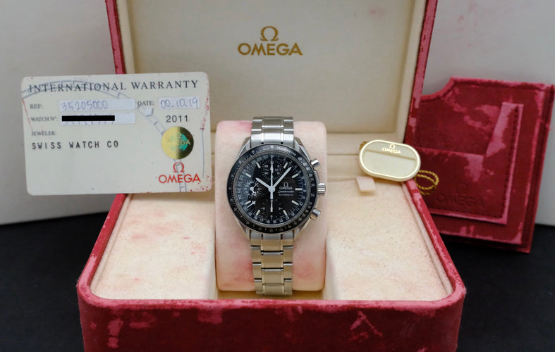 Montre Omega Speedmaster Day-Date - Montre automatique en acier 39 mm (réf. 3520.50.00) 58 Facettes OMG/SPE/544
