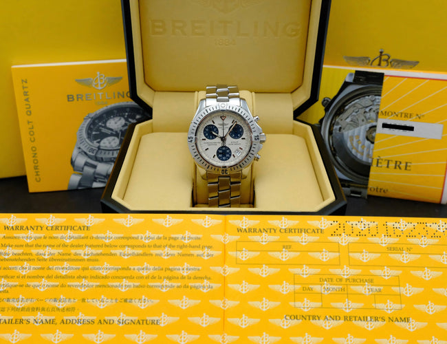Montre Breitling Colt - Montre chronographe quartz en acier, réf. A73350 58 Facettes BTL/CLT/029