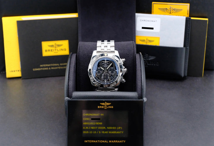 Montre Breitling Chronomat 44 - Montre automatique en acier AB0110 (2015) 58 Facettes BTL/CHM/179