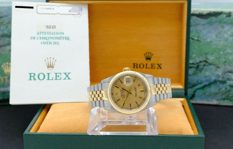 Montre Rolex Datejust - Montre automatique réf. 16233 36 mm (2001) 58 Facettes ROL/DJ1/1274