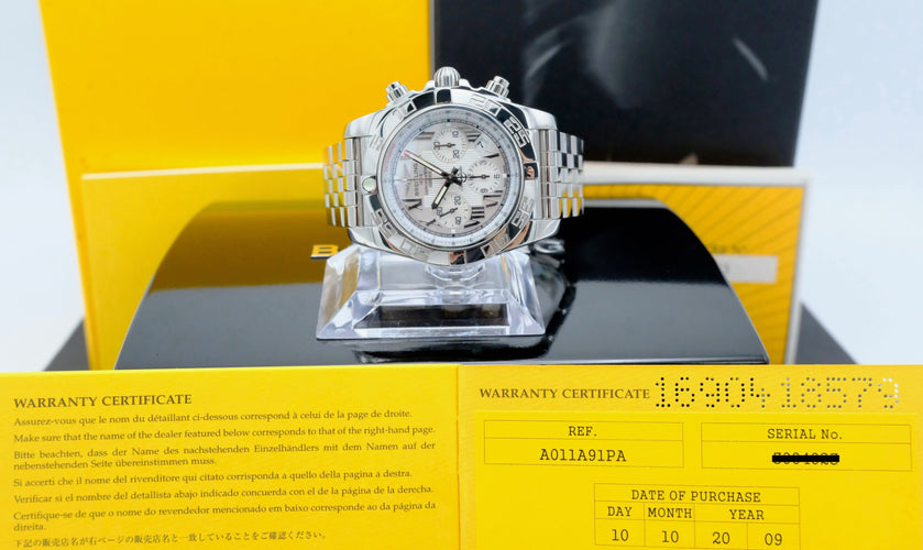 Montre Breitling Chronomat 44 - Montre automatique en acier AB0110 (2009) 58 Facettes BTL/CHM/189