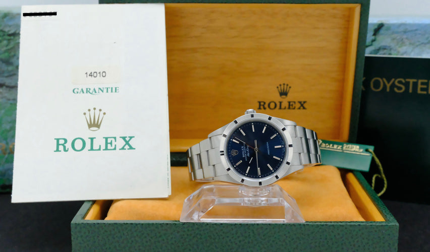 Montre Rolex Air-King Precision - Montre acier réf. 14010 (2001) avec boîte et papiers 58 Facettes ROL/AIK/202
