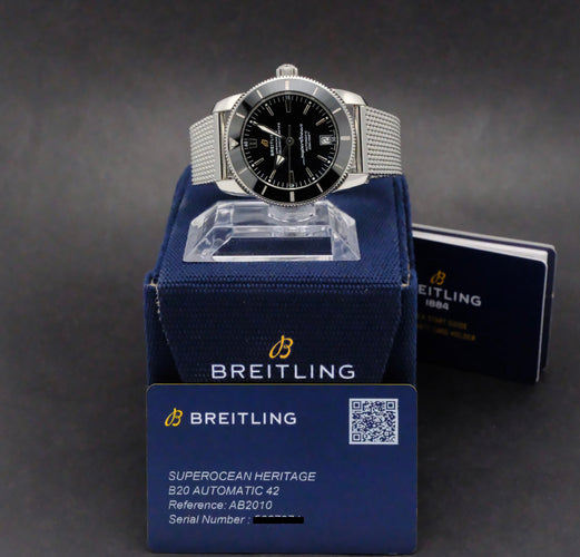 Montre Breitling Superocean Héritage II 42 - Montre automatique acier AB2010 58 Facettes BTL/SOC/107