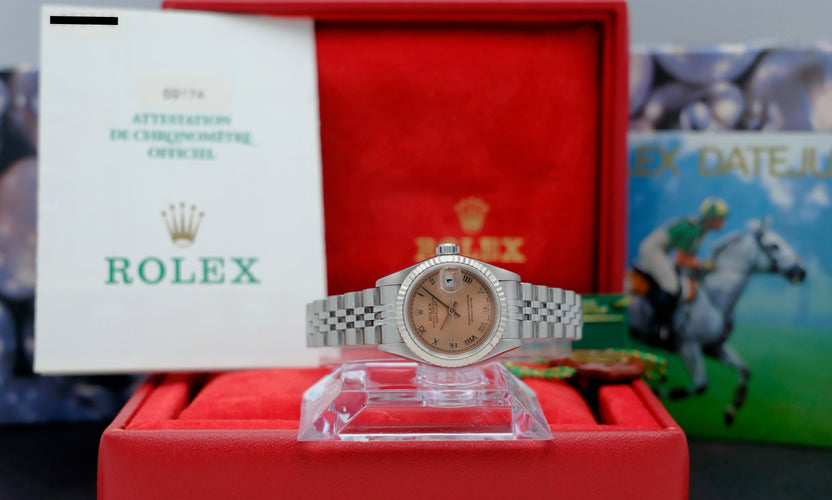Montre Rolex Lady-Datejust - Montre femme 69174 26 mm acier (1998) avec boîte et papiers 58 Facettes ROL/LDJ/587