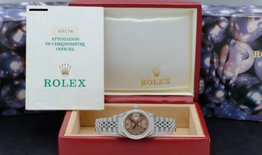 Montre Rolex Lady-Datejust - Montre 69174 acier 26 mm (1998), boîte et papiers 58 Facettes
