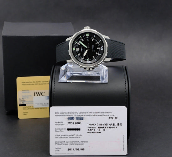 Montre IWC Aquatimer Automatic - Montre automatique en acier 42 mm IW329001 58 Facettes IWC/AQT/003