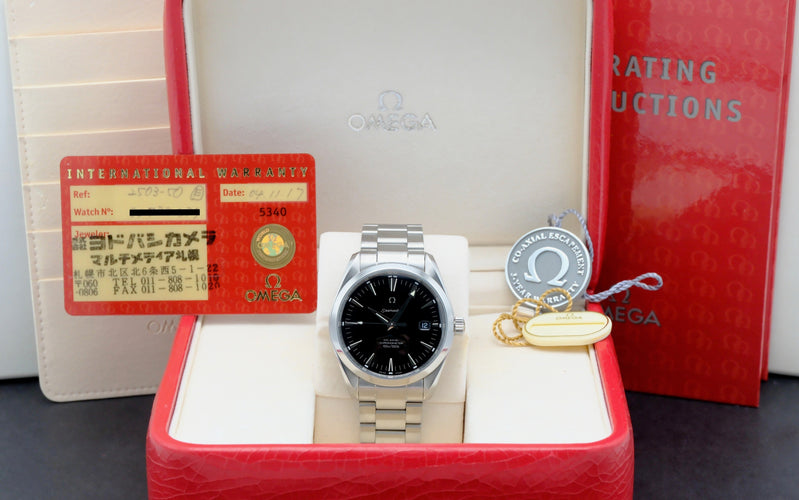 Montre Omega Seamaster Aqua Terra - Montre automatique 39 mm en acier 58 Facettes OMG/SEA/332