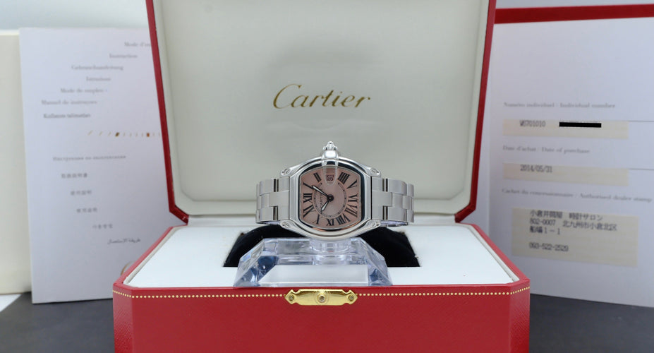 Montre Cartier Roadster - Montre quartz en acier, réf. 2675 (2008) 58 Facettes CRT/RST/001