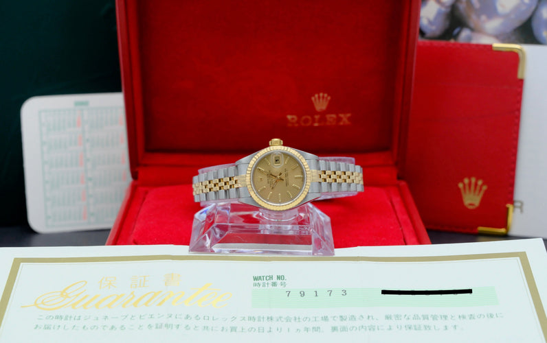 Montre Rolex Lady-Datejust - Montre femme réf. 79173 en or et acier, 2002 58 Facettes ROL/LDJ/601