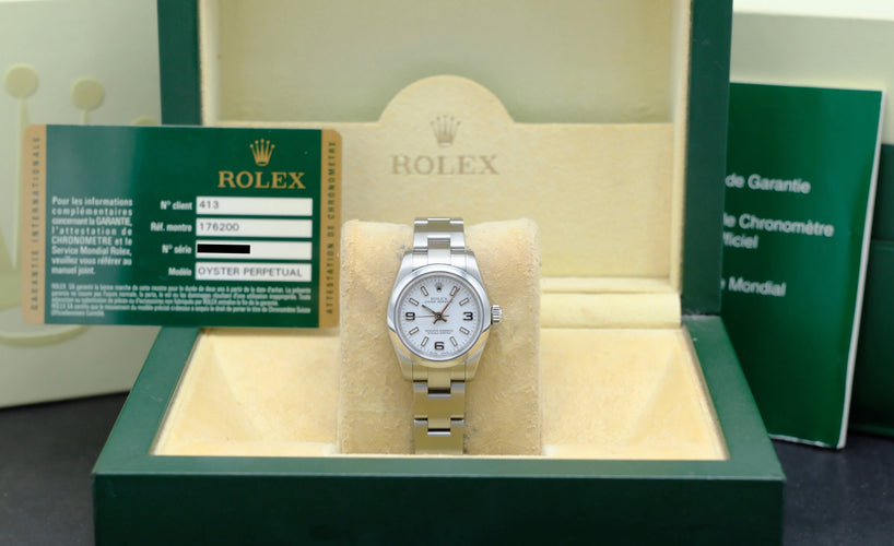 Montre Rolex Oyster Perpetual - Montre femme 26 mm réf. 176200 (2008) 58 Facettes ROL/OOP/205