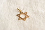 Pendentif Pendentif étoile de David en or jaune 18k 58 Facettes Ref2059