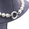 Collier Collier de perles Akoya japonaises avec fermoir en or blanc 18 ct 58 Facettes 17651