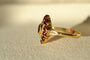 Bague 56 Bague Marquise en or jaune 18 carats et grenats 58 Facettes 3795
