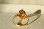 Bague 56 Bague Marquise en or jaune 18 carats et grenats 58 Facettes 3795