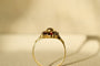 Bague 56 Bague Marquise en or jaune 18 carats et grenats 58 Facettes 3795